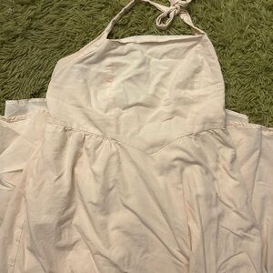 Elegant Cream Halter Chemise